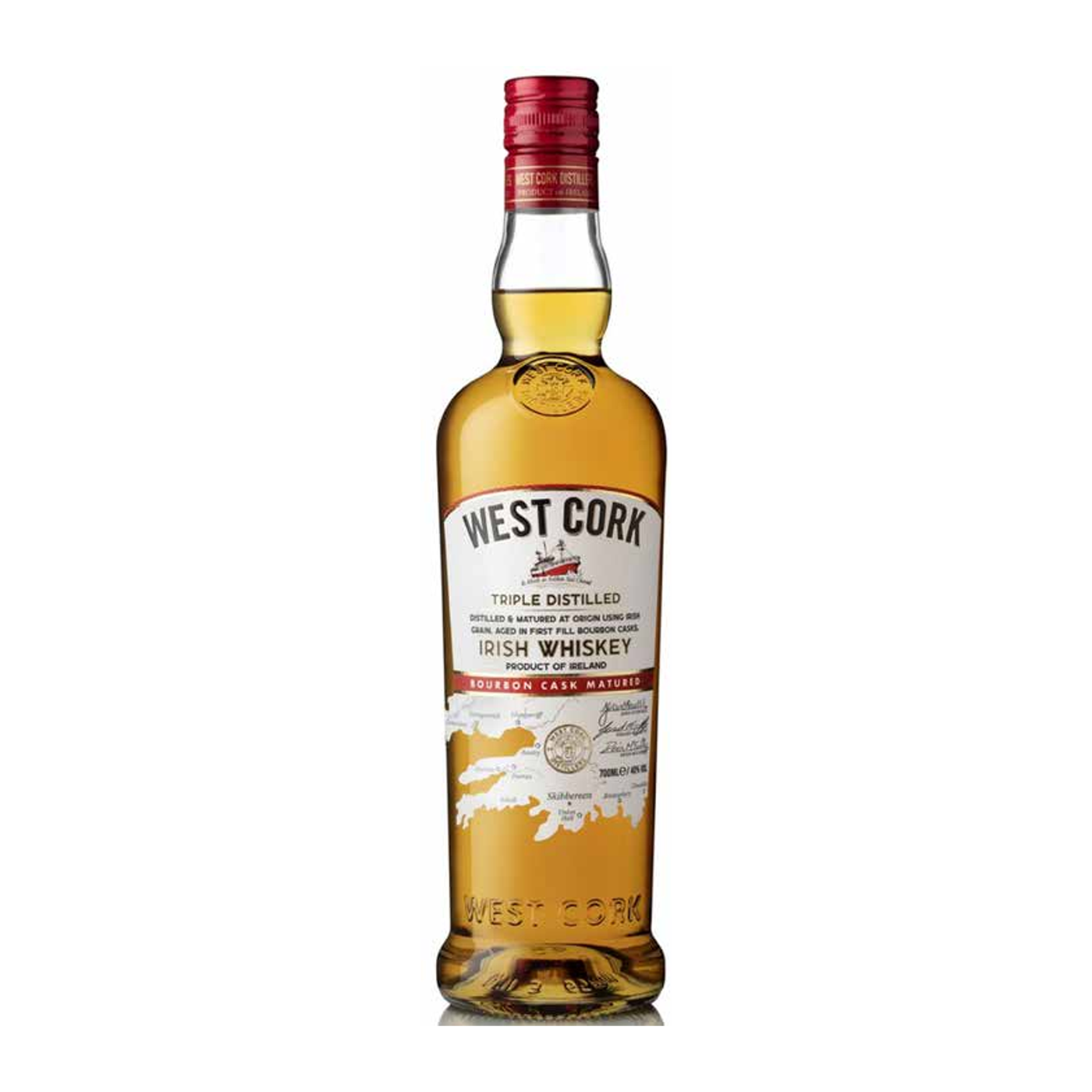 WEST CORK BOURBON CASK IRISH WIHISKEY 70CL 40%