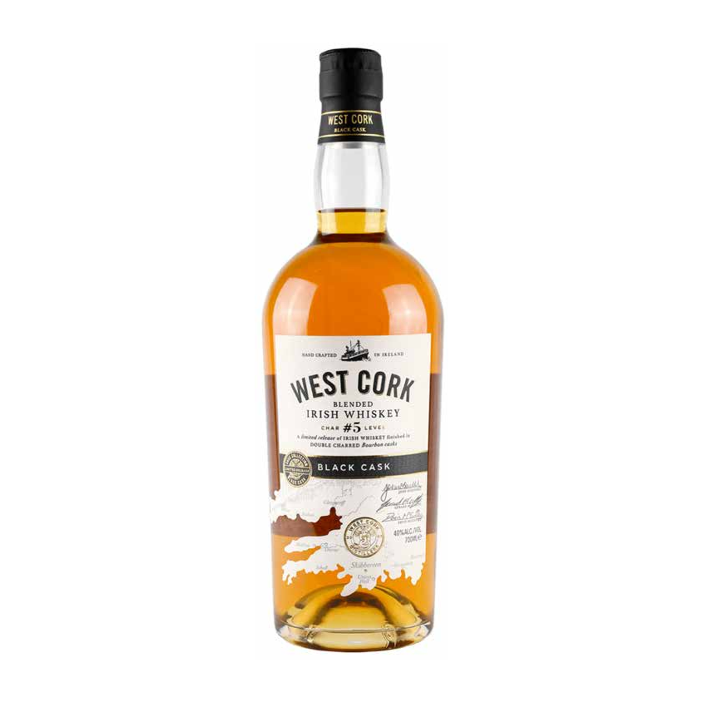 WEST CORK BLACK CASK IRISH WIHISKEY 70CL 40%
